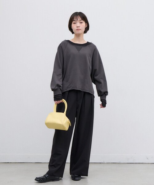 CIAOPANIC TYPY(チャオパニックティピー)の「∴シアーレイヤードライクスウェット(Tシャツ/カットソー・レディース・グレー/ブラウン/レッド/チャコールグレー・ONE SIZE)」の20枚目の写真