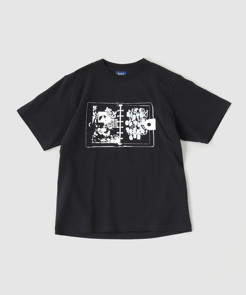 BOTT(ボット)の「BoTT / ボット DIARY TEE(Tシャツ/カットソー・メンズ・ホワイト/ブラック・MEDIUM/LARGE/SMALL)」の3枚目の写真