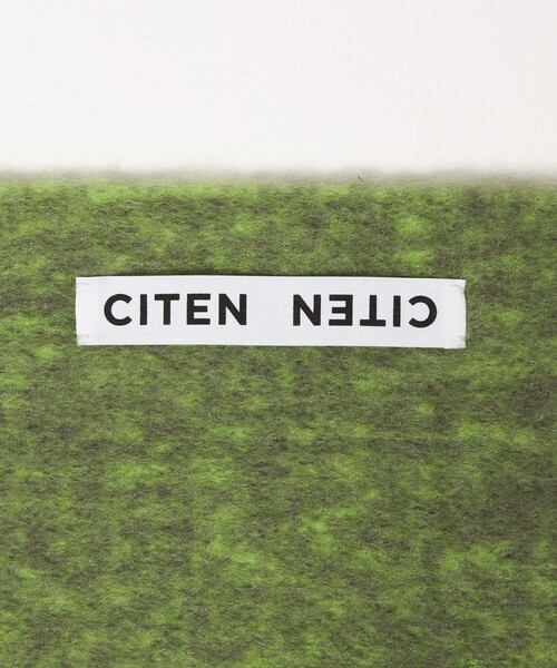 CITEN(シテン)の「<CITEN>バイカラーストール(マフラー・レディース・ブラウン/ライトグレー/ライム・FREE)」の9枚目の写真