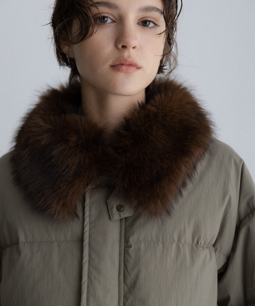URBAN RESEARCH Sonny Label(アーバンリサーチサニーレーベル)の「グリーンダウンワークジャケット(ダウンジャケット/コート・レディース・ベージュ/ネイビー/カーキ・FREE)」の9枚目の写真