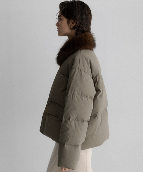 URBAN RESEARCH Sonny Label(アーバンリサーチサニーレーベル)の「グリーンダウンワークジャケット(ダウンジャケット/コート・レディース・ベージュ/ネイビー/カーキ・FREE)」の12枚目の写真