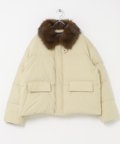 URBAN RESEARCH Sonny Label(アーバンリサーチサニーレーベル)の「グリーンダウンワークジャケット(ダウンジャケット/コート・レディース・ベージュ/ネイビー/カーキ・FREE)」の6枚目の写真