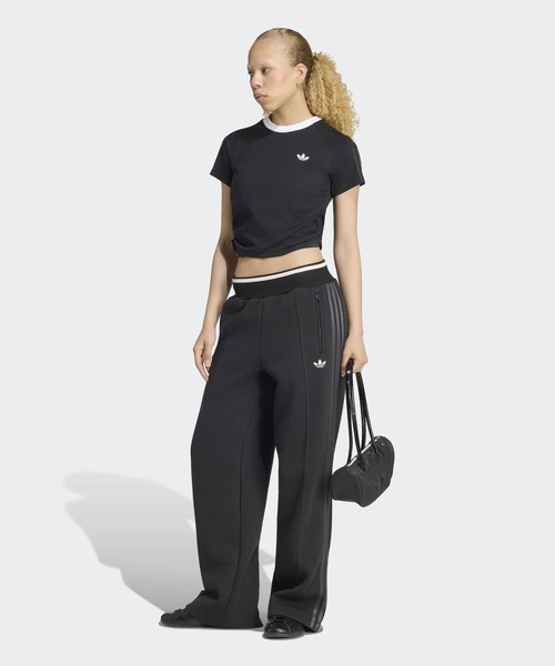 adidas(アディダス)の「アディルナ シーズン2xジェニー レイヤード Tシャツ / アディダスオリジナルス adidas Originals(Tシャツ/カットソー・レディース・ブラック・MEDIUM/SMALL/X-LARGE/X-SMALL/XX-LARGE/LARGE)」の5枚目の写真
