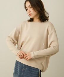 パウンドストレッチバック異素材プルオーバー