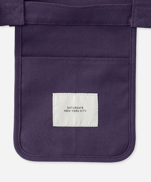 Saturdays NYC（サタデーズ ニューヨークシティ ）の「Established USA Tote Bag（トートバッグ・メンズ・パープル・FREE）」の6枚目の写真