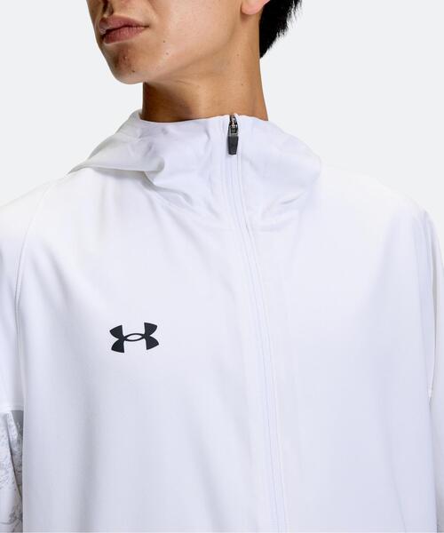 UNDER ARMOUR(アンダーアーマー)の「UAヤード ウーブン フルジップ フーディー ジャケット(ベースボール/メンズ)(その他アウター・メンズ・ホワイト・3XL/XL/M/L/2XL)」の5枚目の写真