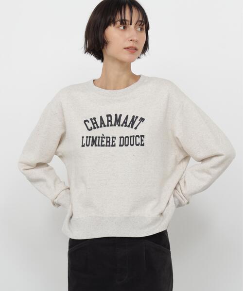 human woman(ヒューマンウーマン)の「◆TSUNAGU裏毛プリントカットソー(Tシャツ/カットソー・レディース・ホワイト系その他/ホワイト・MEDIUM)」の2枚目の写真