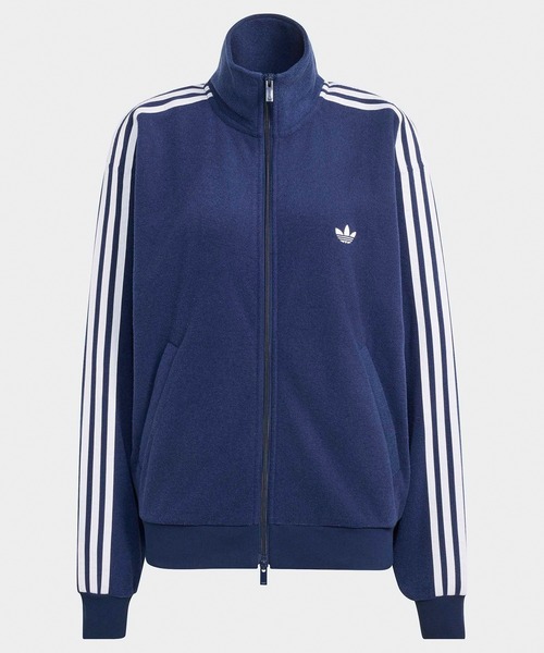 adidas（アディダス）の「adidas/アディダス ORI BOUCLE TT ブークレトラックトップ ファイヤーバード ジャージ トラックジャケット メンズ レディース ダブルジップ ファスナーポケット 2026秋冬 秋服（ジャージ・メンズ・ネイビー/グレー/ブラック・S/M/L/XL）」の10枚目の写真