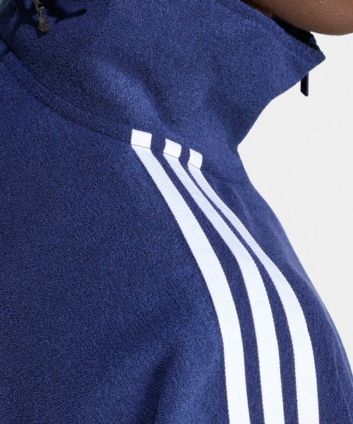 adidas（アディダス）の「adidas/アディダス ORI BOUCLE TT ブークレトラックトップ ファイヤーバード ジャージ トラックジャケット メンズ レディース ダブルジップ ファスナーポケット 2026秋冬 秋服（ジャージ・メンズ・ネイビー/グレー/ブラック・S/M/L/XL）」の6枚目の写真
