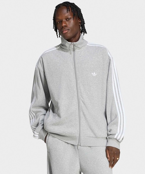 adidas（アディダス）の「adidas/アディダス ORI BOUCLE TT ブークレトラックトップ ファイヤーバード ジャージ トラックジャケット メンズ レディース ダブルジップ ファスナーポケット 2026秋冬 秋服（ジャージ・メンズ・ネイビー/グレー/ブラック・S/M/L/XL）」の18枚目の写真