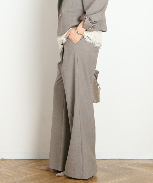 AP STUDIO(エーピーストゥディオ)の「Gioia check slacks(スラックス・レディース・ナチュラル/グレー・38/36/40)」の13枚目の写真