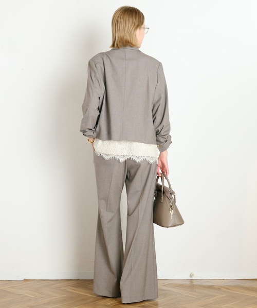 AP STUDIO(エーピーストゥディオ)の「Gioia check slacks(スラックス・レディース・ナチュラル/グレー・38/36/40)」の17枚目の写真