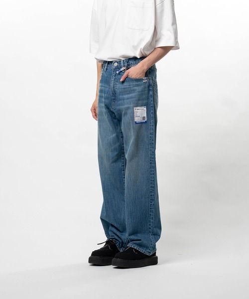 In・stru(men-tal).(インストルメンタル)の「【in・stru(men-tal)./ インストールメンタル】HARD WASHED SELVAGE DENIM STRAIGHT PANTS(デニムパンツ・メンズ・インディゴブルー/ブラック・44/46)」の6枚目の写真