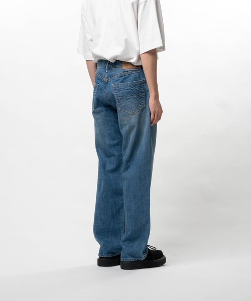 In・stru(men-tal).(インストルメンタル)の「【in・stru(men-tal)./ インストールメンタル】HARD WASHED SELVAGE DENIM STRAIGHT PANTS(デニムパンツ・メンズ・インディゴブルー/ブラック・44/46)」の7枚目の写真