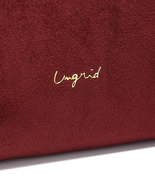 Ungrid(アングリッド)の「【Ungrid/アングリッド】スエードタッチ スムースコンビミニショルダーバッグ(ショルダーバッグ・レディース・ワインレッド/ブラック/ダークブラウン/カーキ/グレイッシュベージュ・FREE)」の17枚目の写真