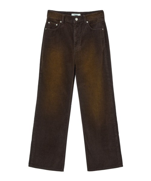 DEINET(ダイニット)の「ストレート起毛コーデュロイパンツ ダークブラウン(その他パンツ・レディース・その他・SMALL/MEDIUM)」の2枚目の写真