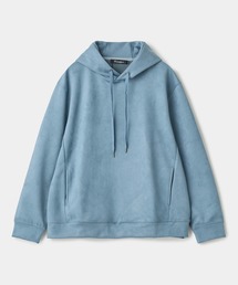 フェイクスエードプルオーバーパーカー