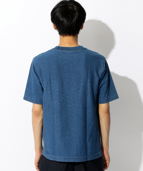 Champion(チャンピオン)の「 【別注】【セットアップ対応】Champion REVERSE WEAVEインディゴT(Tシャツ/カットソー・メンズ・インディゴブルー/ブルー・2/3)」の12枚目の写真