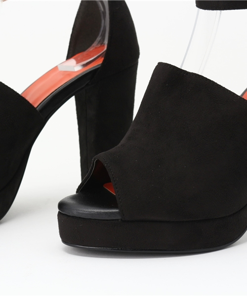 SLY(スライ)の「ANKLE STRAP HEEL SANDAL(サンダル・レディース・オレンジ/ブラック/グレー・LARGE/SMALL/MEDIUM)」の4枚目の写真