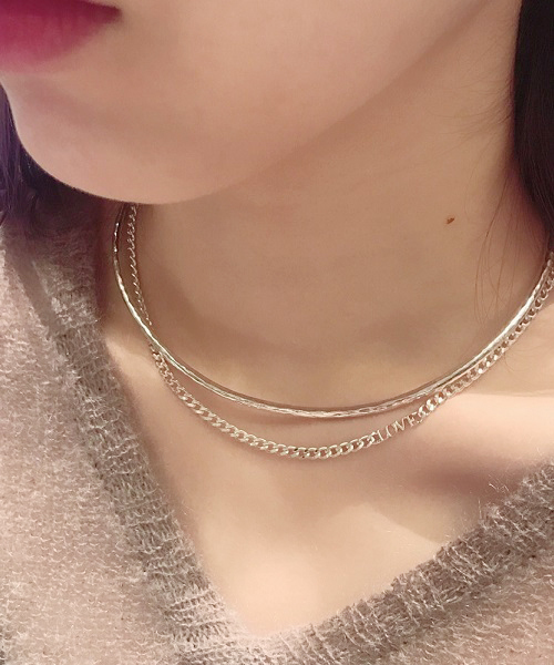 e.m.（イーエム）の「SILVER925たたきチョーカー/レディース/メンズ 