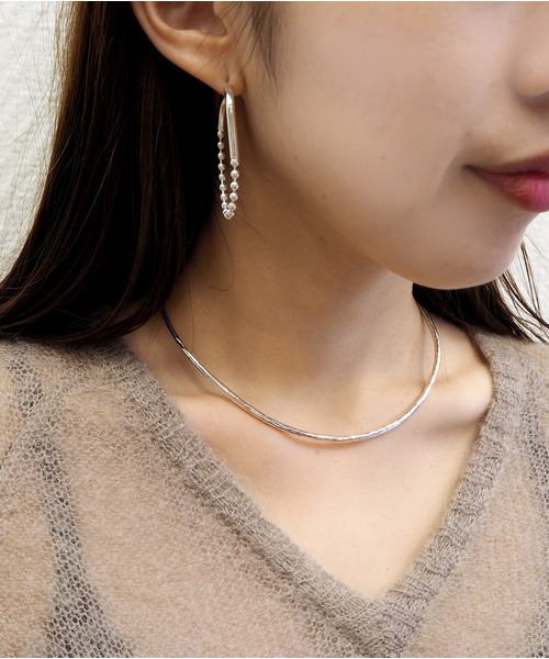 e.m.（イーエム）の「SILVER925たたきチョーカー/レディース/メンズ/（チョーカー・レディース・シルバー・FREE）」の11枚目の写真