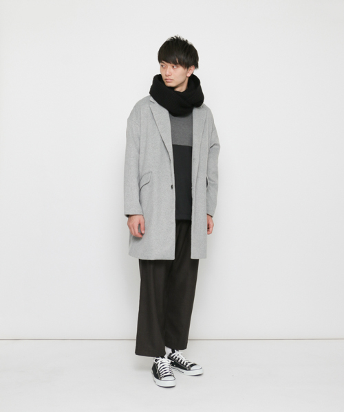 SENSE OF PLACE by URBAN RESEARCH(センスオブプレイスバイアーバンリサーチ)の「バイカラーボリュームTシャツ(5分袖)(Tシャツ/カットソー・メンズ・ライトブラウン/ブラック/ベージュ・MEDIUM/LARGE)」の10枚目の写真