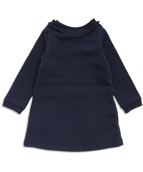 apres les cours（アプレレクール）の「フリル付トレーナーワンピース（ワンピース・キッズ・ネイビー/グレー/ベージュ・140/130/110/100/120/80/90）」の10枚目の写真