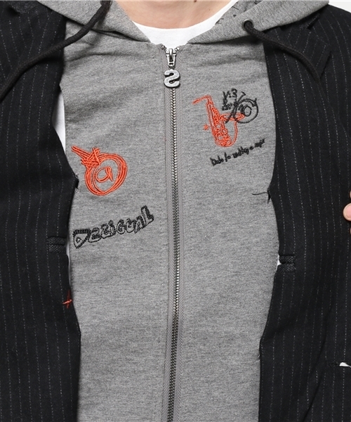 Desigual（デシグアル）の「「Desigual/デシグアル」ジャケット（テーラードジャケット・メンズ・ブラック・50/48/54）」の9枚目の写真