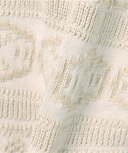 チャイハネ（チャイハネ）の「【チャイハネ】yul ジャガードコットンニットMEN'Sトップス（ニット/セーター・メンズ・ブラック/ブルー/ベージュ/ホワイト/ダークブラック/オレンジ・FREE）」の11枚目の写真