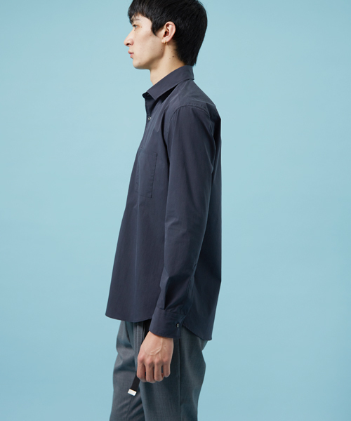 STUDIOUS（ステュディオス）の「タイプライターバイオシャツ（シャツ/ブラウス・メンズ・ホワイト/グレー/ネイビー・2/1/3）」の4枚目の写真