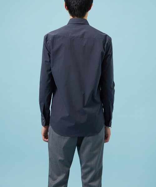 STUDIOUS（ステュディオス）の「タイプライターバイオシャツ（シャツ/ブラウス・メンズ・ホワイト/グレー/ネイビー・2/1/3）」の5枚目の写真