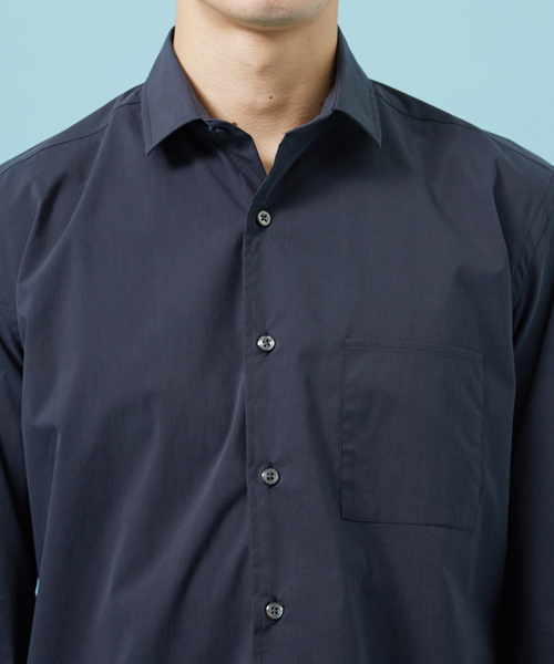 STUDIOUS（ステュディオス）の「タイプライターバイオシャツ（シャツ/ブラウス・メンズ・ホワイト/グレー/ネイビー・2/1/3）」の6枚目の写真