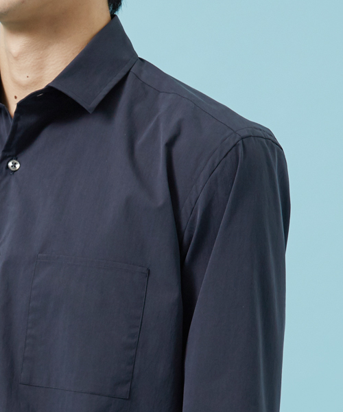 STUDIOUS（ステュディオス）の「タイプライターバイオシャツ（シャツ/ブラウス・メンズ・ホワイト/グレー/ネイビー・2/1/3）」の7枚目の写真