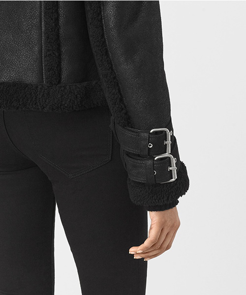 ALLSAINTS/オールセインツ17AW ASHER ムートンライダース ALLSAINTS（オールセインツ）の「ASHER SHEARLING BIKER