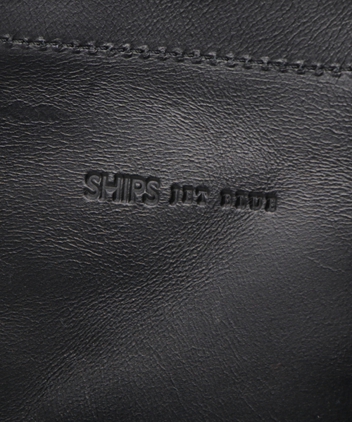 SHIPS JET BLUE（シップスジェットブルー）の「SHIPS JET BLUE: レザー イージートート（トートバッグ・メンズ・ブラウン/ブラック/ネイビー・ONE SIZE）」の5枚目の写真