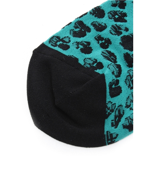 HYSTERIC MINI（ヒステリックミニ）の「Leopard ソックス（ソックス/靴下・キッズ・グリーン/パープル/ピンク/レッド・13/16/19/22）」の5枚目の写真