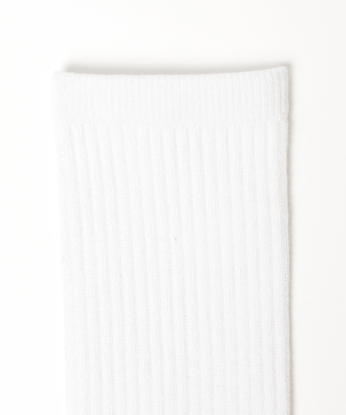 BEAMS(ビームス)の「BEAMS / Dralon リブ 2P ソックス(ソックス/靴下・メンズ・ホワイト・ONE SIZE)」の5枚目の写真