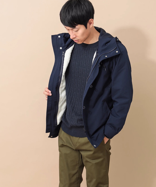 SEVENDAYS=SUNDAY（セブンデイズサンデイ）の「・TCグログラン インナー脱着マウンテンパーカー（マウンテンパーカー・メンズ・ブラック/グリーン/ネイビー・L/M/S）」の3枚目の写真