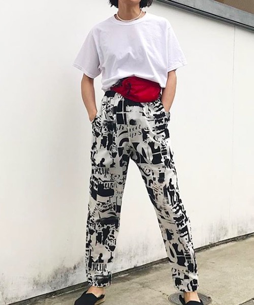 HOLIDAY（ホリデイ）の「HOLIDAY PACKABLE MINI WAIST BAG パッカブルホリデイミニウエストバッグ（ボディバッグ/ウエストポーチ・レディース・ブラック/レッド・ONE SIZE）」の15枚目の写真