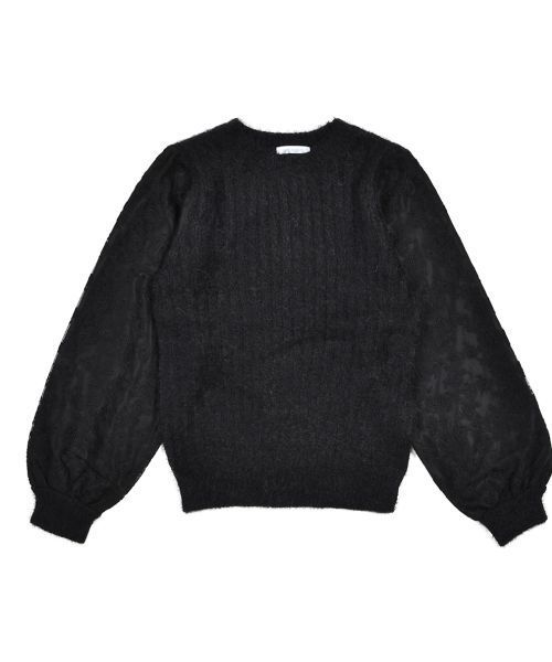 OLIVE des OLIVE（オリーブデオリーブ）の「袖レースフェザープルオーバー◆（ニット/セーター・レディース・ブラック/オフホワイト/ピンク/ピンク系その他・FREE）」の15枚目の写真