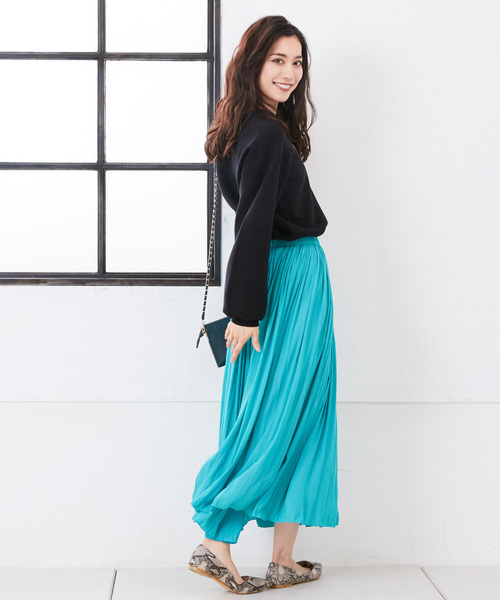 RIVE DROITE(リヴドロワ)の「アンゴラタッチミラノリブVネックプルオーバー(ニット/セーター・レディース・アイボリー/ブラック/ピンク・FREE)」の13枚目の写真