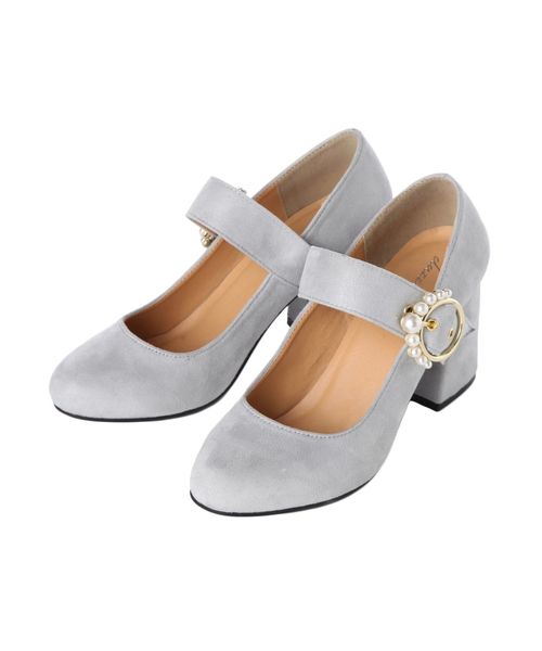 dazzlin（ダズリン）の「イミテーションパールバックルパンプス（パンプス・レディース・ミント/ブラック/ピンク・LARGE/MEDIUM）」の12枚目の写真