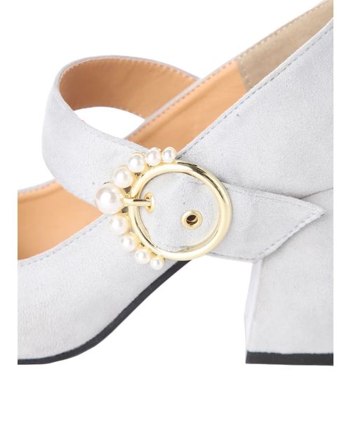 dazzlin（ダズリン）の「イミテーションパールバックルパンプス（パンプス・レディース・ミント/ブラック/ピンク・LARGE/MEDIUM）」の8枚目の写真