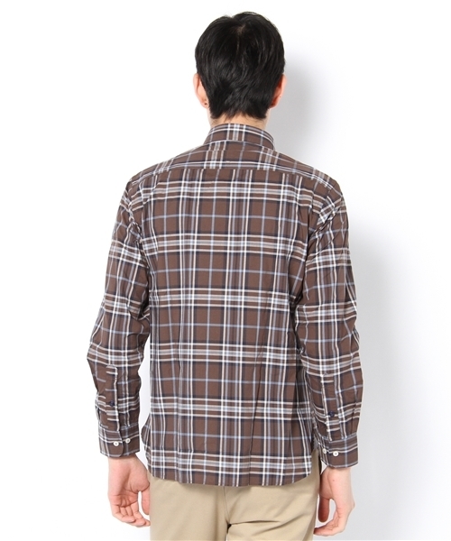 TOMMY HILFIGER(トミーヒルフィガー)の「NEWBURY CHECK SHIRT(シャツ/ブラウス・メンズ・ブラウン・SMALL/MEDIUM/LARGE/X-LARGE/XX-LARGE)」の2枚目の写真