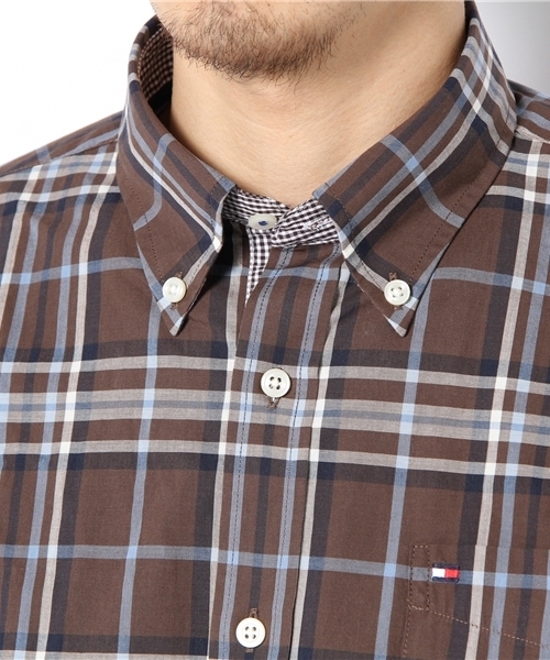 TOMMY HILFIGER(トミーヒルフィガー)の「NEWBURY CHECK SHIRT(シャツ/ブラウス・メンズ・ブラウン・SMALL/MEDIUM/LARGE/X-LARGE/XX-LARGE)」の5枚目の写真