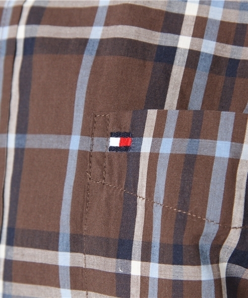 TOMMY HILFIGER(トミーヒルフィガー)の「NEWBURY CHECK SHIRT(シャツ/ブラウス・メンズ・ブラウン・SMALL/MEDIUM/LARGE/X-LARGE/XX-LARGE)」の3枚目の写真