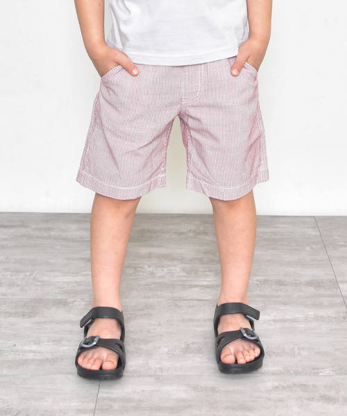 Branshes ブランシェス の カラー ストライプハーフパンツ その他パンツ Wear