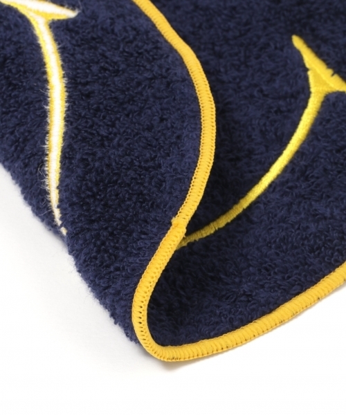 BAYFLOW（ベイフロー）の「[珍しい丸型フォルム!]SMILEタオルハンカチ（ハンカチ/ハンドタオル・レディース・ネイビー/グレー/イエロー・0）」の11枚目の写真