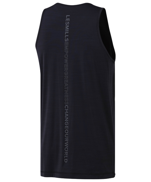 Reebok（リーボック）の「【2018秋冬新作】レズミルズ メンズアクティブチルバックロゴタンク（タンクトップ・メンズ・ブラック・SMALL/MEDIUM/LARGE/X-LARGE/XX-LARGE/XXX-LARGE）」の8枚目の写真