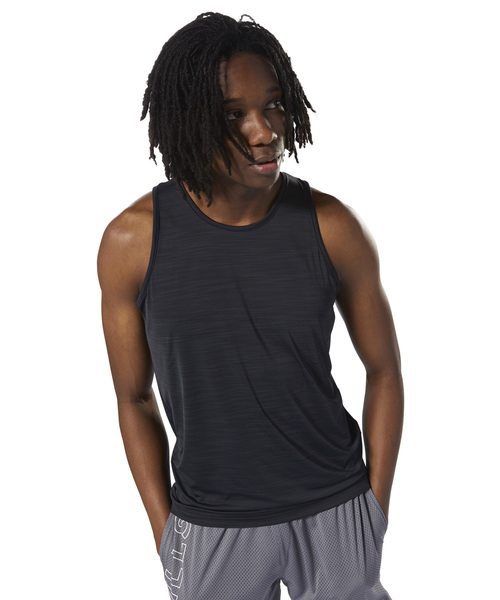 Reebok（リーボック）の「【2018秋冬新作】レズミルズ メンズアクティブチルバックロゴタンク（タンクトップ・メンズ・ブラック・SMALL/MEDIUM/LARGE/X-LARGE/XX-LARGE/XXX-LARGE）」の11枚目の写真